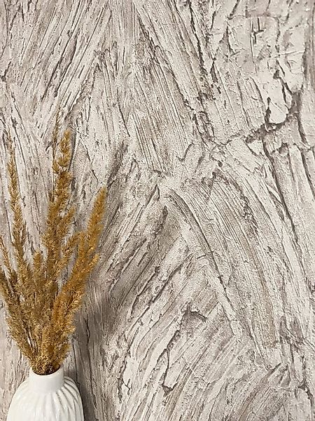 Newroom Vliestapete Alvaro Beige Tapete Mustertapete Muster,Struktur,Metall günstig online kaufen