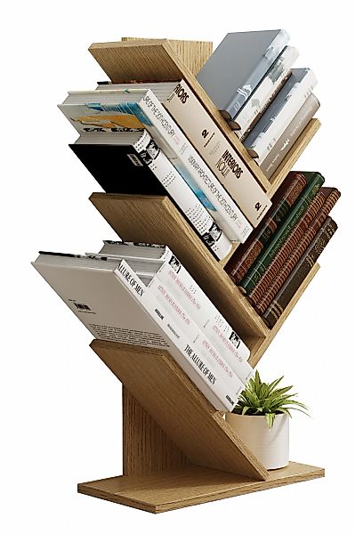 VCM Standregal "Holz Aufbewahrung Stand Regal Bücher Nulis L" 1 Stk. tlg. günstig online kaufen
