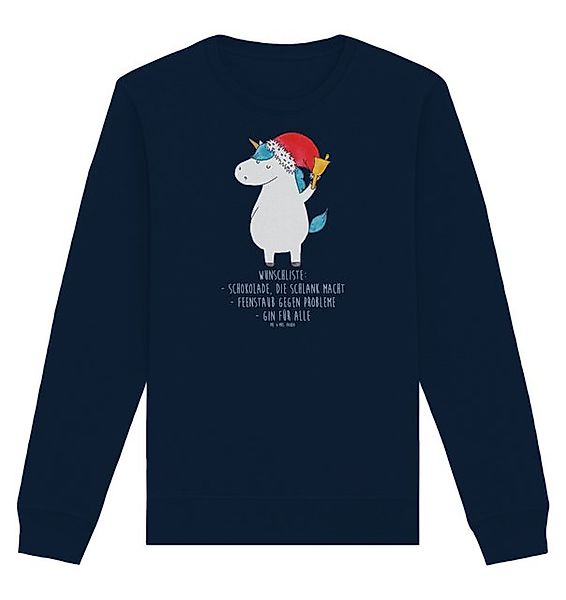 Mr. & Mrs. Panda Longpullover Einhorn Weihnachtsmann Größe S - French Navy günstig online kaufen