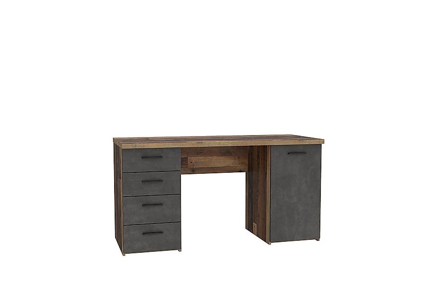FORTE Schreibtisch 145 x 76,3 x 60 cm (B/H/T) günstig online kaufen