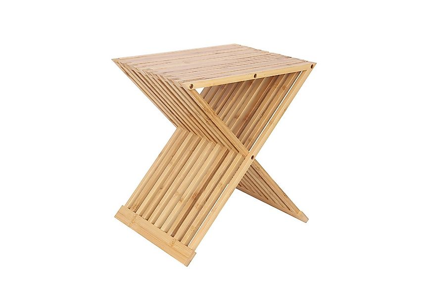 relaxdays Blumenhocker Pflanzenhocker klappbar Bambus günstig online kaufen