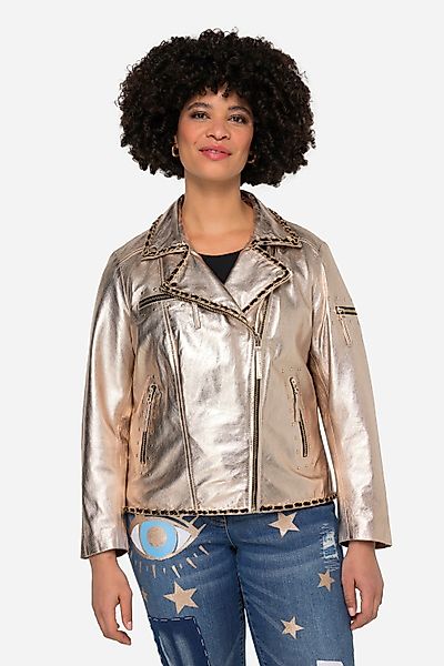 Angel of Style Lederjacke Leder-Bikerjacke echtes günstig online kaufen