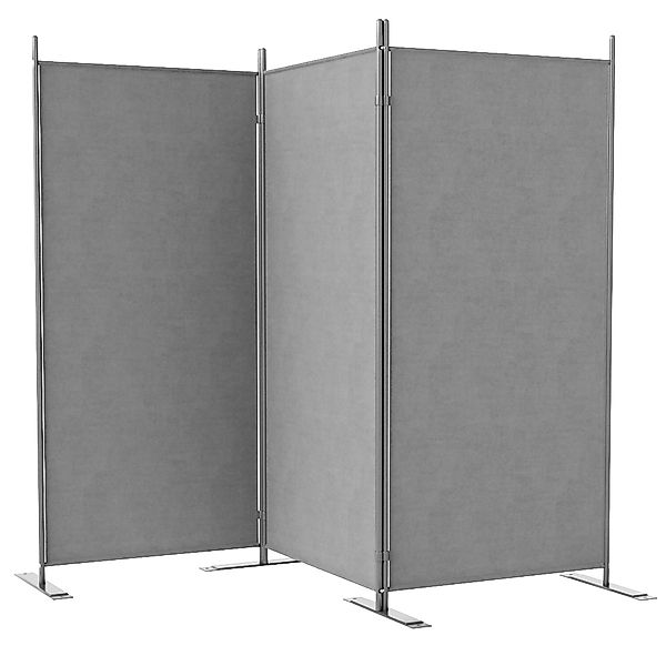 Outsunny Outdoor-Paravent mit 3 faltbaren und verstellbaren Paneelen, breit günstig online kaufen