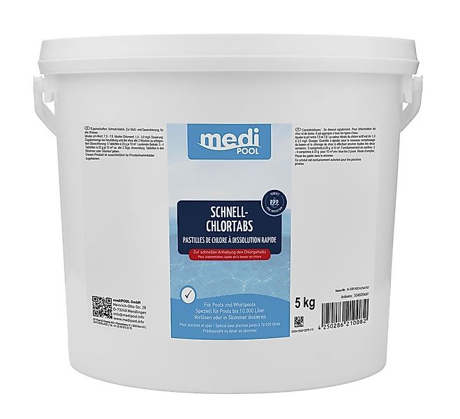 mediPOOL Poolpflege mediPOOL Schnell-ChlorTabs je 20 günstig online kaufen