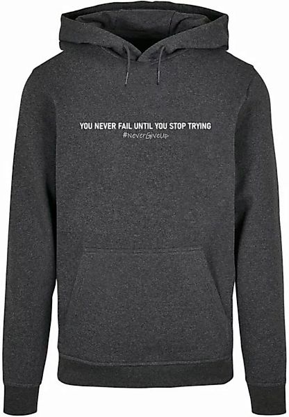 Merchcode Kapuzensweatshirt Merchcode Herren Never Give Up Basic Hoody (1-t günstig online kaufen