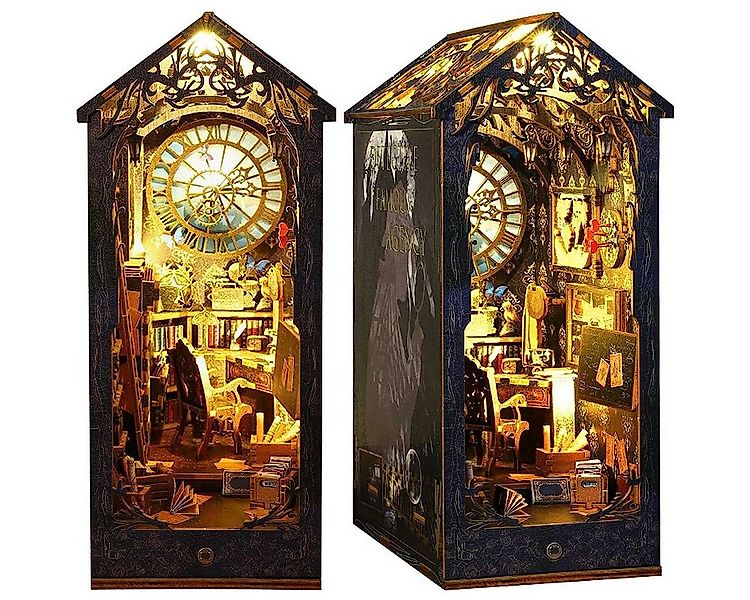 XDeer 3D-Puzzle Puppenhäuser Miniatur Haus Kit 3D Holzhaus Zimmer Handwerk, günstig online kaufen