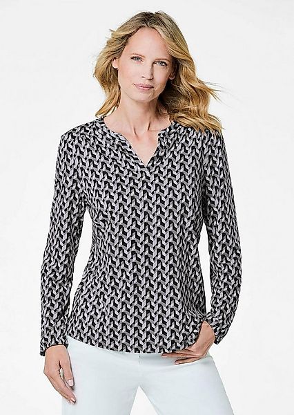 GOLDNER Shirtbluse Elegantes Blusenshirt mit V-Ausschnitt Schlupfbluse mit günstig online kaufen