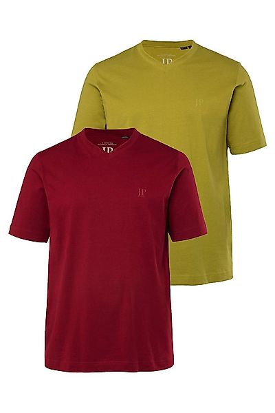 JP1880 T-Shirt T-Shirts Basic 2er-Pack V-Ausschnitt Halbarm (2-tlg) günstig online kaufen
