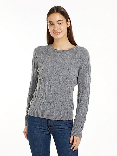 Tommy Hilfiger Strickpullover SOFT WOOL CABLE C-NK mit Zopfmuster, aus rein günstig online kaufen