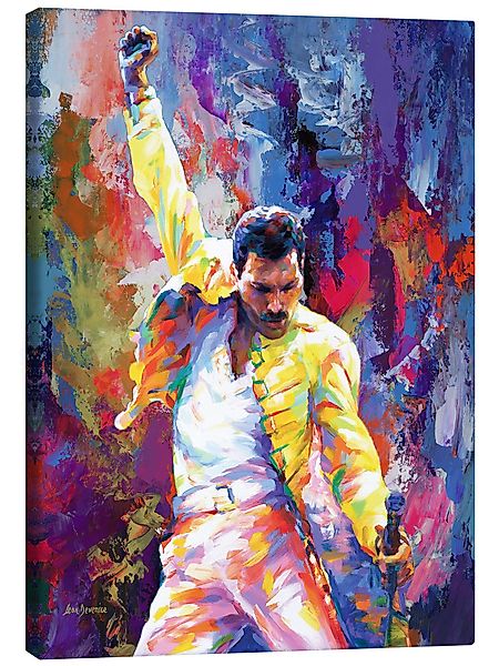 Posterlounge Leinwandbild Leon Devenice, Freddie Mercury günstig online kaufen