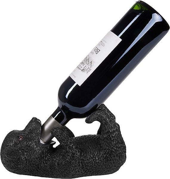 BRUBAKER Weinflaschenhalter Schwarzer Labrador - Flaschenständer lustig, (D günstig online kaufen