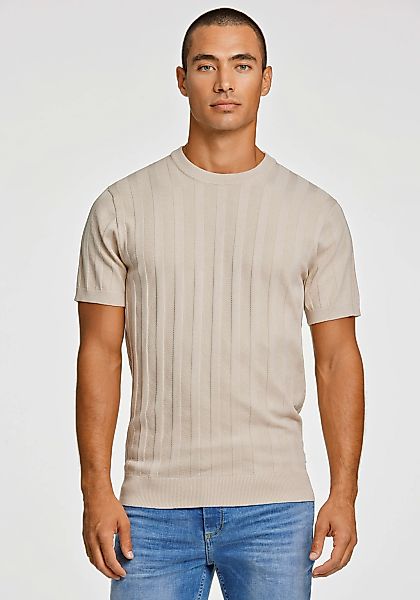 LINDBERGH Kurzarmpullover mit Struktur-Muster günstig online kaufen