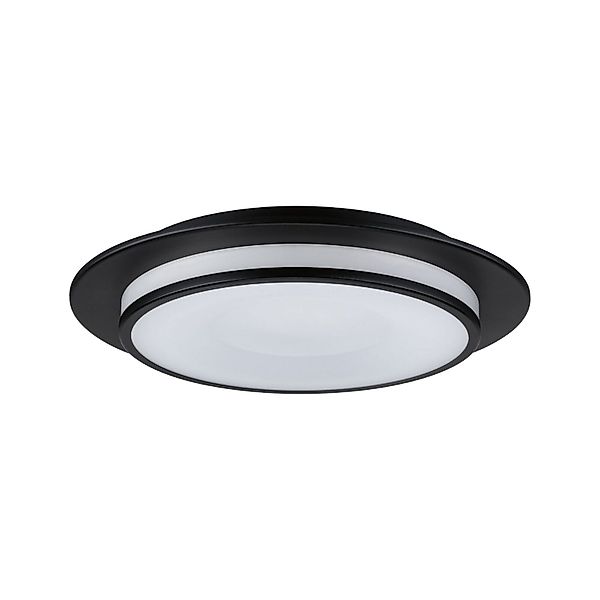 Paulmann LED Deckenleuchte »Egron 15W 360 mm Schwarz 230V 2700K Metall/Kuns günstig online kaufen