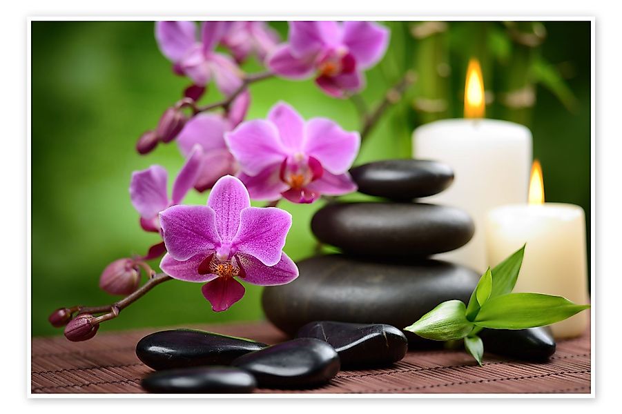 Posterlounge Poster Editors Choice, Wellness-Stillleben mit günstig online kaufen