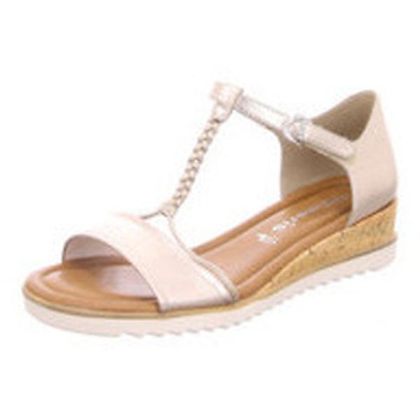 Tamaris  Sandalen Plateau Sandalen für Damen in beige günstig online kaufen