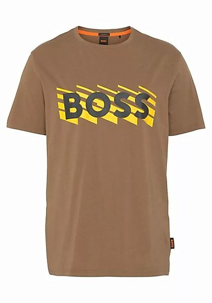 BOSS ORANGE T-Shirt TeeBOSSRete mit BOSS ORANGE Markenlabel auf der Brust günstig online kaufen