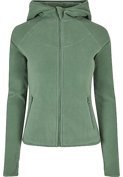 URBAN CLASSICS Sweatjacke Urban Classics Damen Ladies Polar Fleece Zip Hood günstig online kaufen