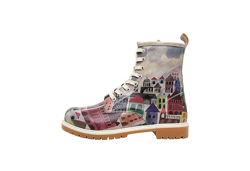 DOGO Long Boots Schnürstiefel The Unknown Land Damen Stiefeletten, Schnürbo günstig online kaufen