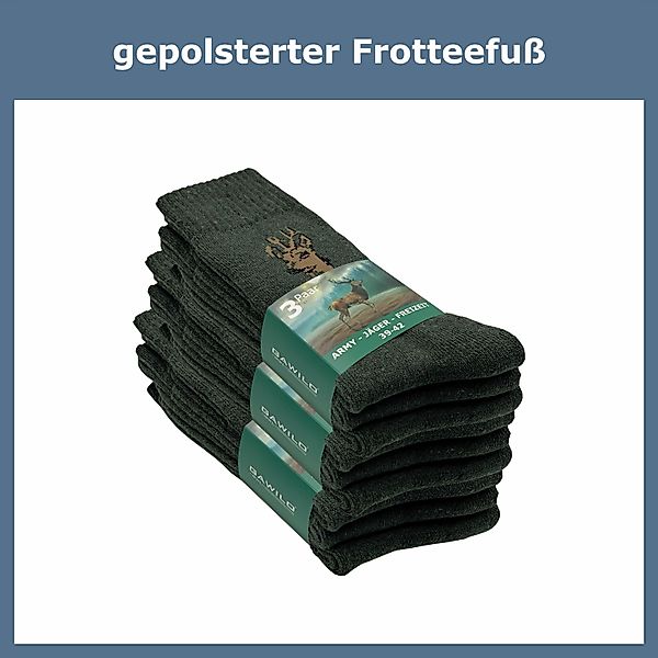 GAWILO Socken GWL 9er Pack Jägersocken günstig online kaufen