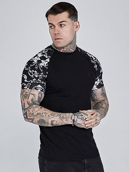 Siksilk T-Shirt SikSilk Herren Schwarzes Venetian T-Shirt günstig online kaufen