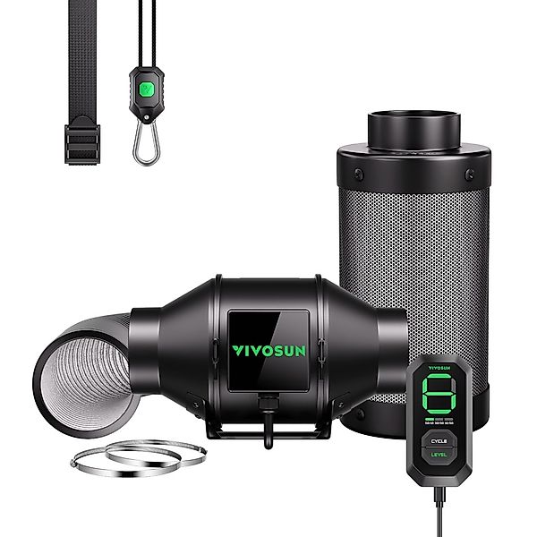 VIVOSUN Ventilatorkombigerät VIVOSUN AeroZesh G-Serie Smart günstig online kaufen