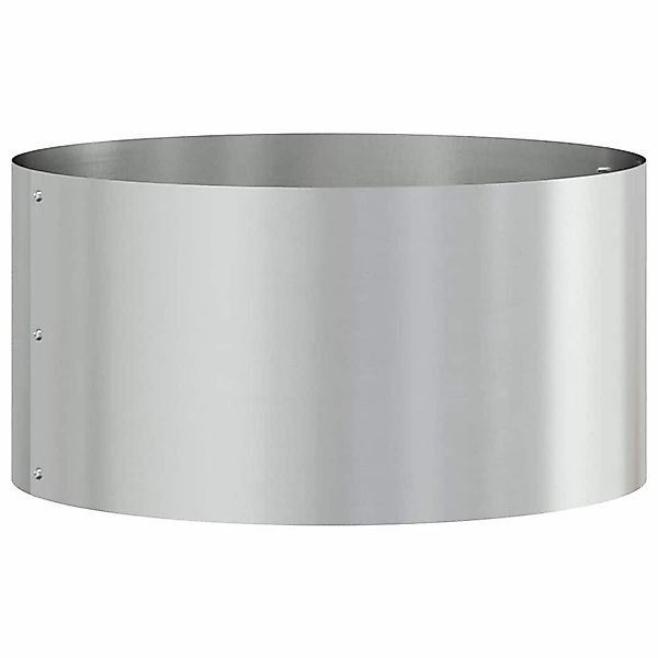 vidaXL Blumentopf Gartenblumentopf Silber 40 x günstig online kaufen