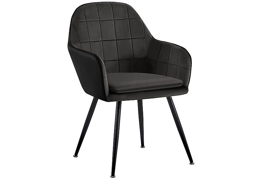 TRISENS Esszimmerstuhl Ophelia (Stück, 1 St), Essstuhl mit abgestepptem Sam günstig online kaufen