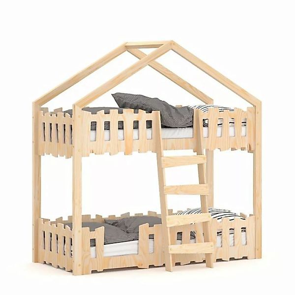 Siblo Etagenbett Etagenbett Antonio in Hausform für Kinder (Etagenbett Haus günstig online kaufen