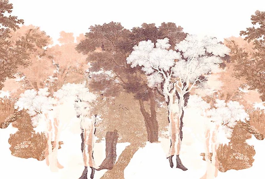 Architects Paper Fototapete »Atelier 47 Forest Blot 2« Wald glatt Vlies, Wa günstig online kaufen