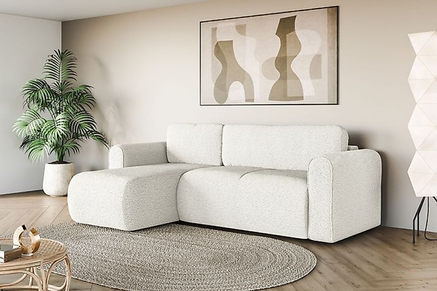 INOSIGN Ecksofa »Zacharia wahlweise Schlafsofa mit Bettkasten, B/T/H 250/16 günstig online kaufen