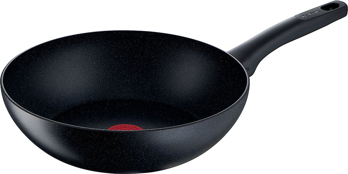 Tefal Wok »Black Stone«, Aluminium, (1 tlg.), Aluminium, Mineralia Antihaft günstig online kaufen