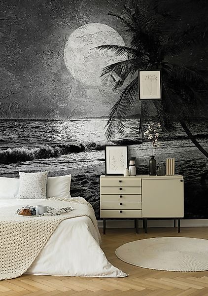 Architects Paper Fototapete »Atelier 47 Beach at Night 3« Meer   Strand gla günstig online kaufen