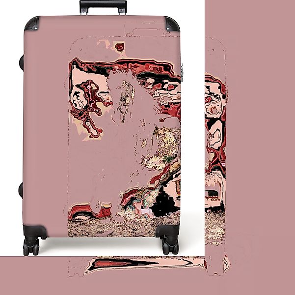 NoBoringSuitcases.com© Hartschalen-Trolley Pastell - Frau - günstig online kaufen