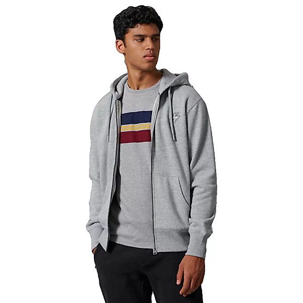 Superdry Sportstyle Brushback Sweatshirt Mit Reißverschluss XS Grey Slub Gr günstig online kaufen