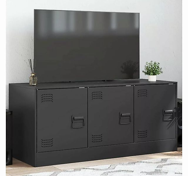 vidaXL TV-Schrank TV-Schrank Schwarz 99x39x44 cm Stahl (1-St) günstig online kaufen