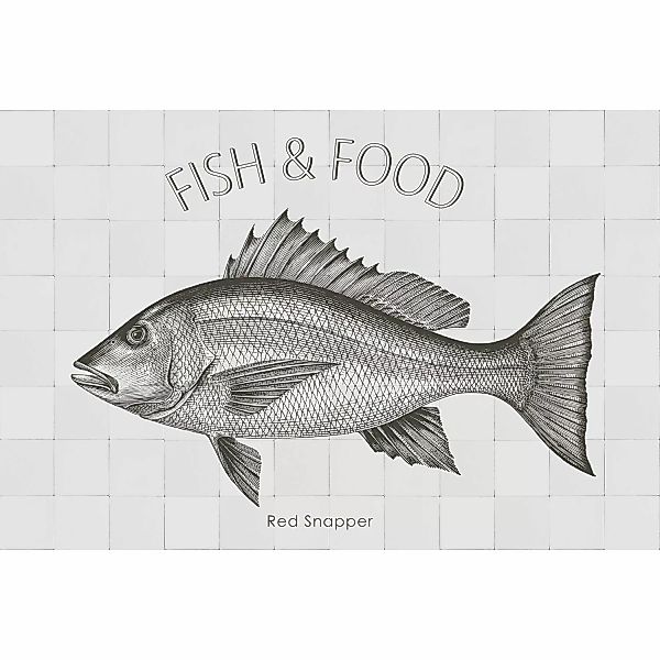 ESTAhome Wandtattoo Fisch Schwarz 145 x 97 cm 159033 günstig online kaufen