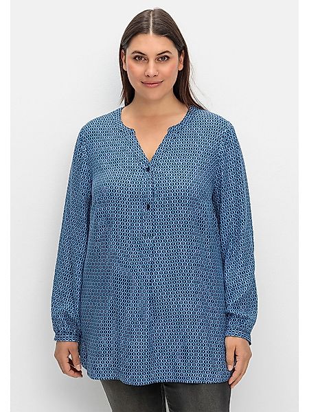 Sheego Longtunika Große Größen mit Minimaldruck günstig online kaufen