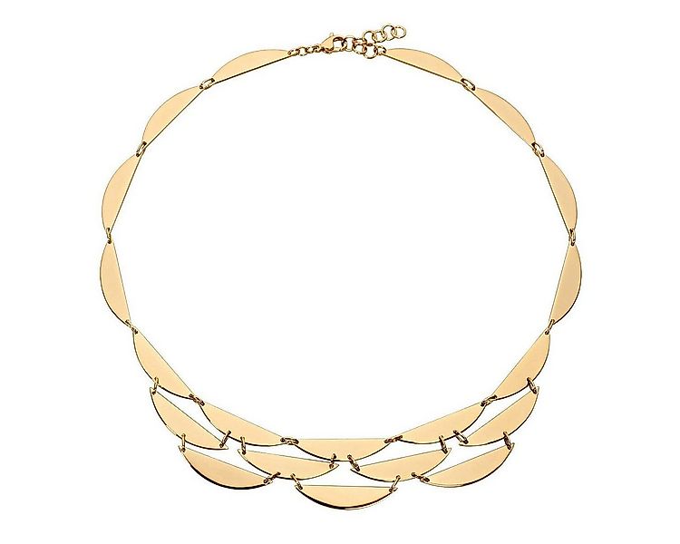 M&M Collier Halskette Damen gold Collier New Structures (1-tlg), deutsche Q günstig online kaufen
