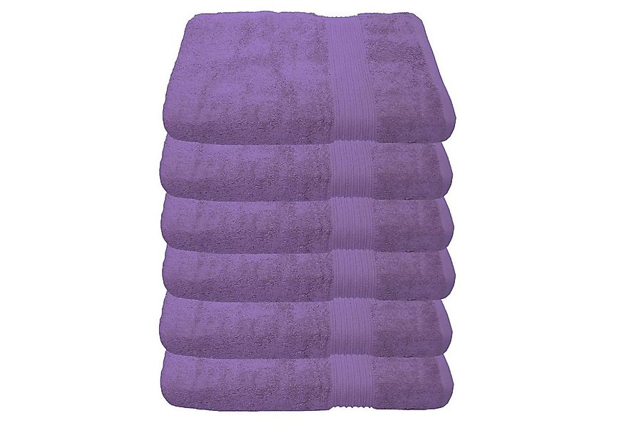 Julie Julsen Handtücher 6-Handtücher-Lavendel-Handtuch 50 x 100 cm, Baumwol günstig online kaufen