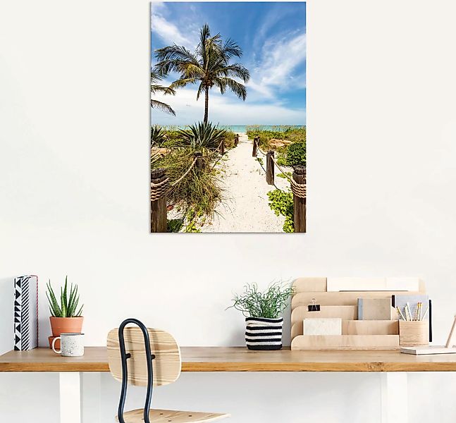 Artland Wandbild "Weg zum Strand II", Strandbilder, (1 St.), als Alubild, O günstig online kaufen