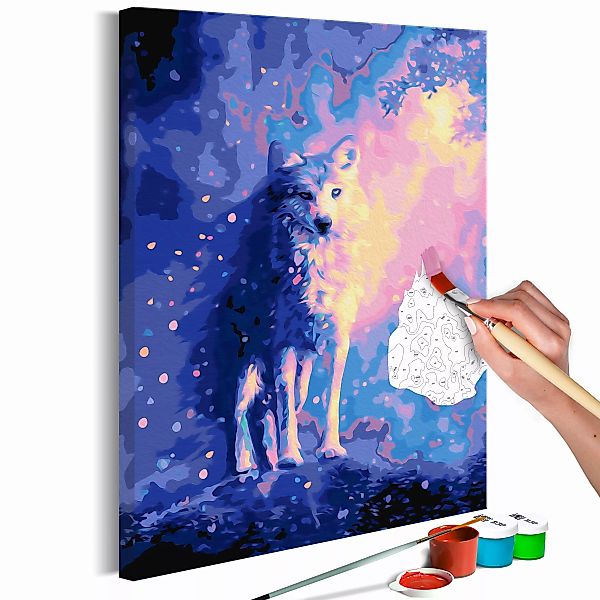 Malen Nach Zahlen - Fantasy Wolf günstig online kaufen