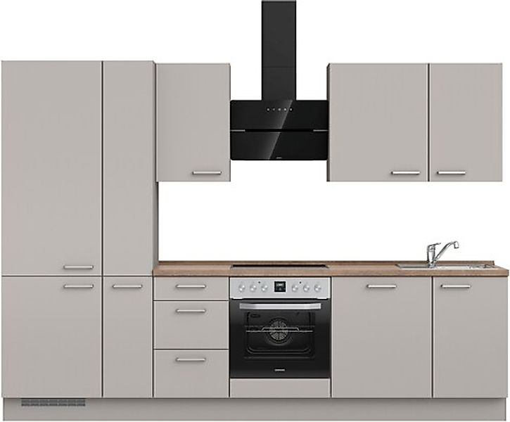 nobilia® Küchenzeile »"Touch II"«, vormontiert, Ausrichtung wählbar, Breite günstig online kaufen