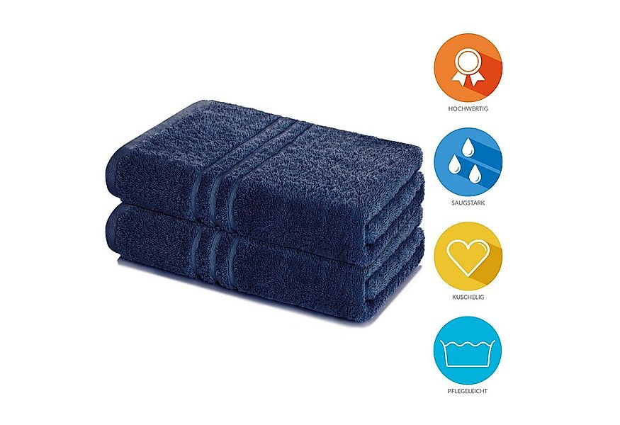 Lavea Saunatuch Set Saunahandtuch 80x200 cm Elena Frottee, Sauna-Handtücher günstig online kaufen