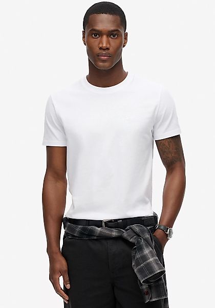 Superdry Rundhalsshirt "ESSENTIAL LOGO EMB TEE" günstig online kaufen