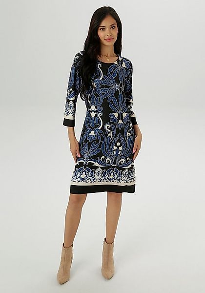 Aniston SELECTED Jerseykleid mit Ornamenten- und Rankendruck Allover günstig online kaufen