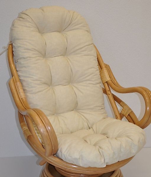 Rattani Sesselauflage Polster Rattan für Schaukelstuhl, günstig online kaufen