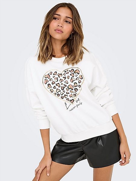 ONLY Sweatshirt ONLTAMMIE L/S LEO PRINT O-NECK SWT günstig online kaufen