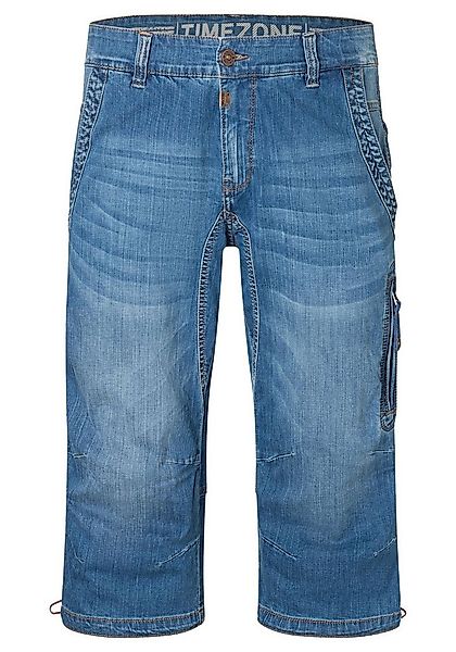 TIMEZONE Jeansshorts Jeans mit geradem Bein und Kontrast Nähten Regular Con günstig online kaufen