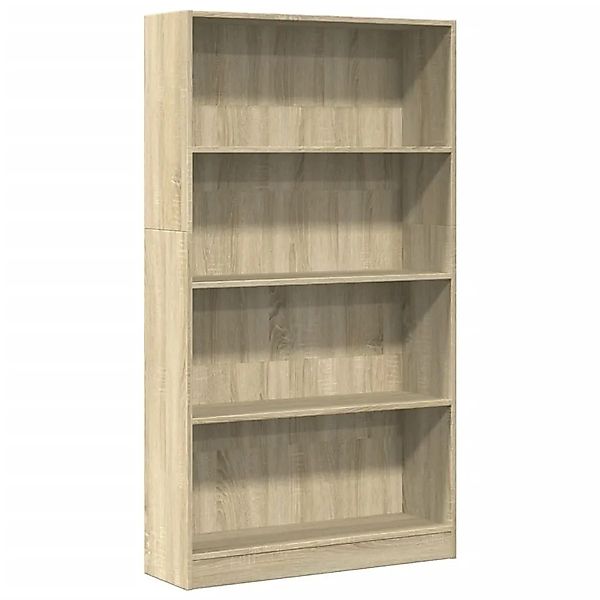 vidaXL Bücherregal Sonoma-Eiche 80x24x143 cm Holzwerkstoff 857846 günstig online kaufen