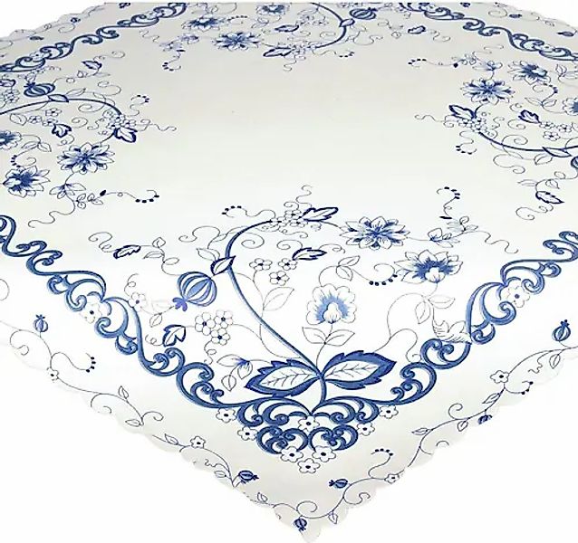 Delindo Lifestyle Mitteldecke »ZWIEBELMUSTER« Glattes Gewebe, bedruckt günstig online kaufen